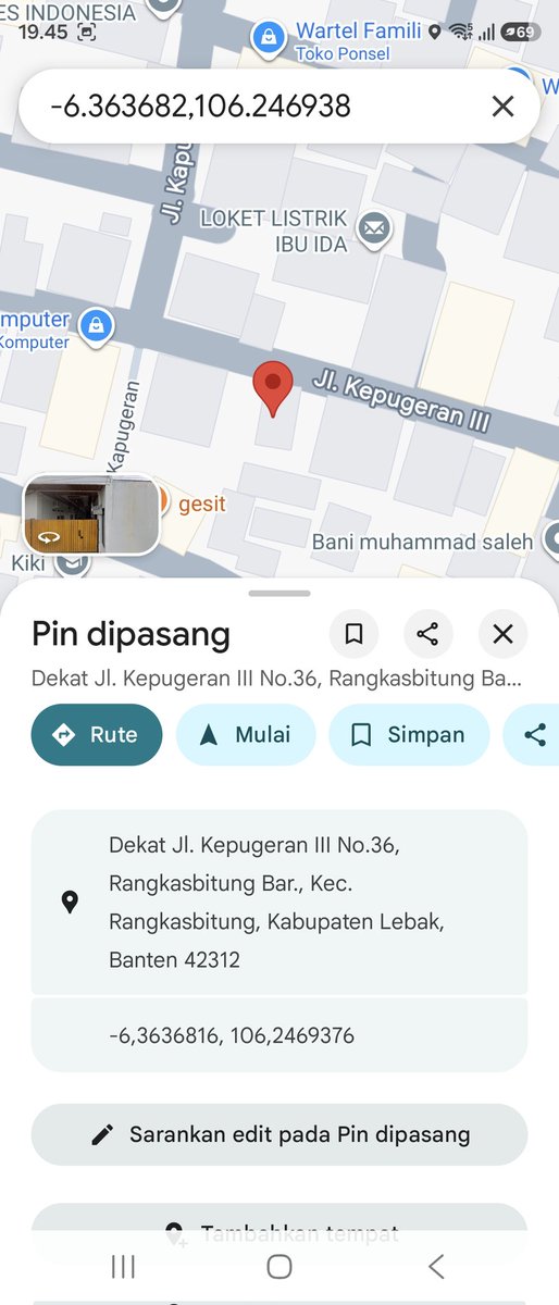 Daus_rizal's tweet photo. Dijual kosan di tengah kota rangkasbitung 

Luas Tanah 112 m 
Luas Bangunan 112 m
Surat SHM
7 KAMAR
1 KAMAR MANDI DI LUAR
Parkiran Cukup 2 Mobil 
1 menit Ke Alun-Alun Rangkasbitung
2 menit ke stasiun rangkasbitung
Air satelit 
All in kasur,ac,lemari

Hub : 087853716236 (sms) https://t.co/d35X0ErjcA