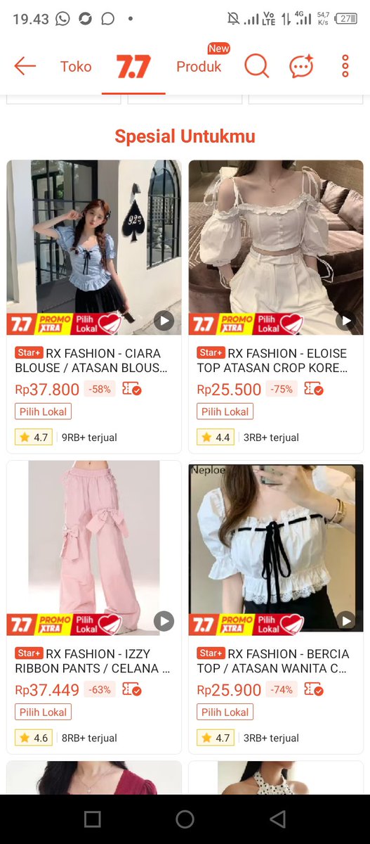 sani1653046's tweet photo. Jujur ini seller nya lagi gabut atau emang mau bagi-bagi baju gemes berkedok toko sih? Kok harganya gak ngotak banget?! 😭

Shock banget liat setelan atasan se-aesthetic ini harganya cuma 20 sampai 30 ribuan doang woy.Kagak paham lagi dapet untung dari mana. https://t.co/SvWS3MPCXp
