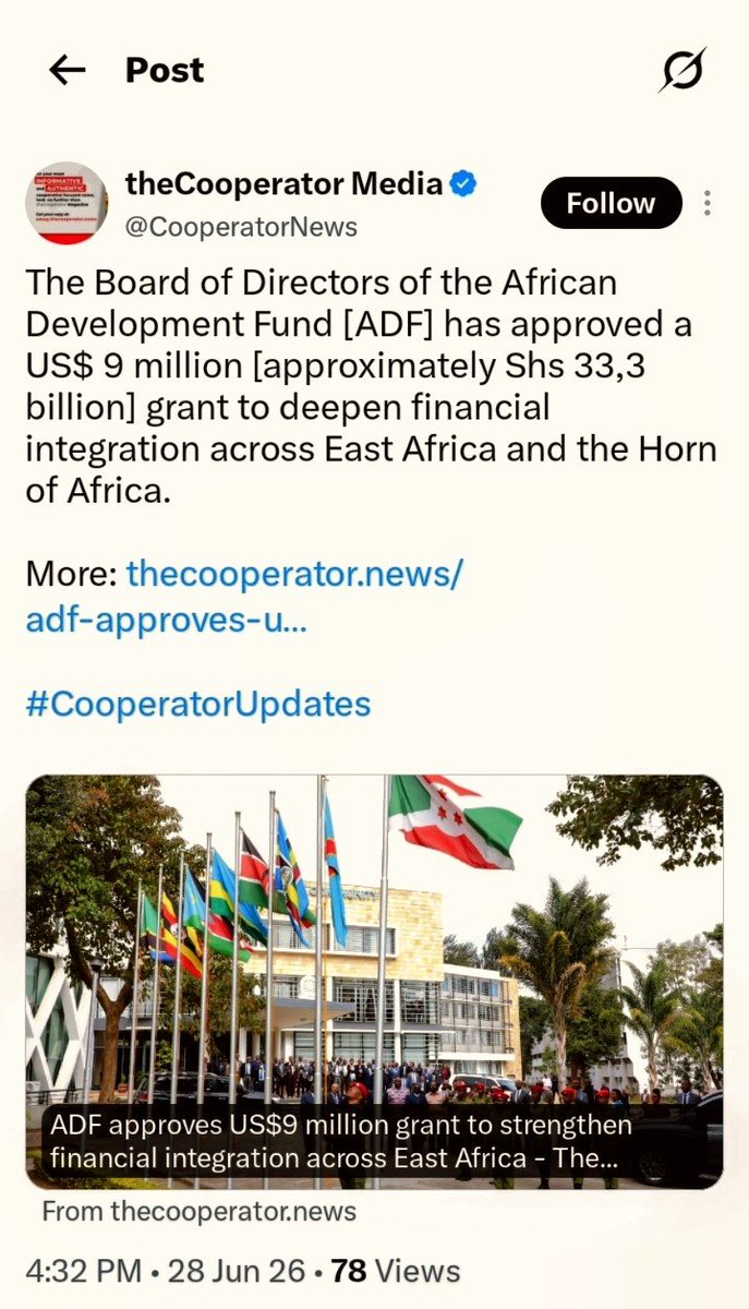 ArielEnergy_'s tweet photo. ⚖️16 Days Before (See Quoted Tweet Of 'Uganda🇺🇬- Financial Markets📊🔥🦅)

💎🗝️:'IAM👑Bringing Your Faith Into Sight👉 Broader Pooling, Infrastructure Set Up...

@AfDB_Group '...To Foster Efficient &amp; Integrated Capital Markets, Strengthen Market Infrastructure...

#IAM🔥✍️ https://t.co/wrB2mEOTnQ