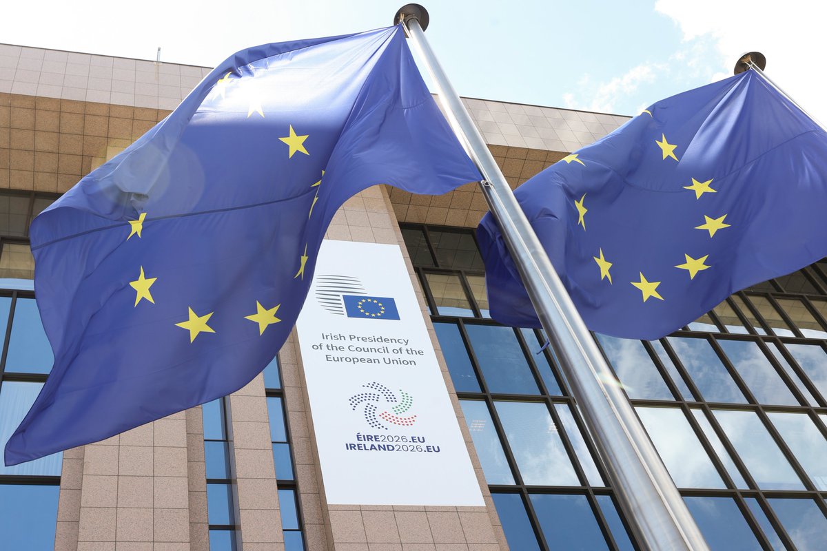 Standards4EU's tweet photo. We welcome the Irish Presidency of the @EUCouncil 🇮🇪

At a pivotal moment for Europe, trusted standards help translate policy ambition into practical solutions. We look forward to working with the Irish Presidency and @NSAI_Standards.

Read more: https://t.co/KQ3HLXRc2L https://t.co/c2TfewynP9