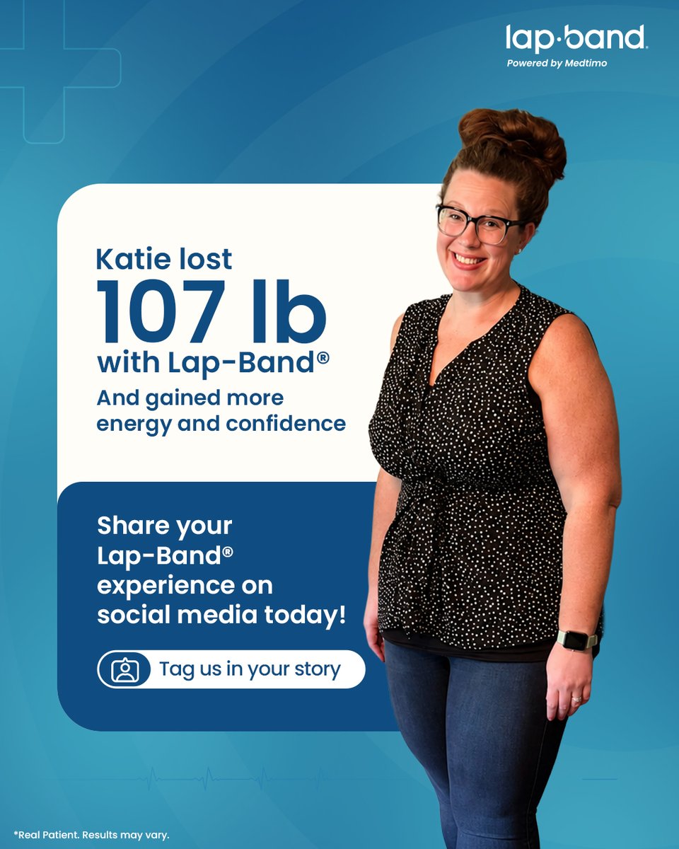 LAPBAND's tweet photo. The most meaningful transformations inspire others. Tell your story and be part of a community built on real experiences. Share it on social media and tag us @lapbandprogram

#LapBand #HealthyWeightLoss #WeightLoss #LapBandLife #InspiringStory #PatientTestimonial https://t.co/Qv5zJr8LLG