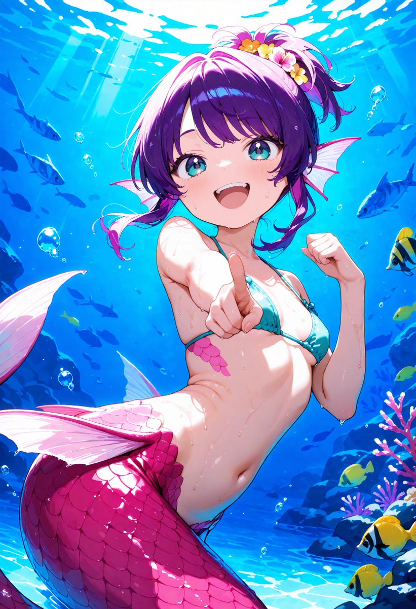 見つけた見つけたっ✨ 次はそっちが鬼だからね🫧 Generated by AI