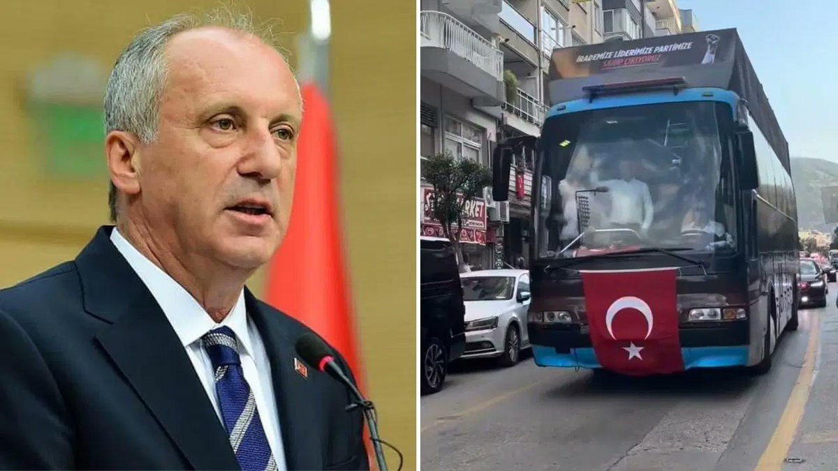 cumhuriyetgzt1's tweet photo. 📌 Muharrem İnce'den 'otobüs' iddiasına yanıt

Muharrem İnce'nin seçim otobüsünü seçilmiş CHP Genel Başkanı Özgür Özel'den geri aldığı yönündeki iddialara İnce'den açıklama geldi:

"Otobüsü isteyen yok, otobüsü vermeme gibi bir durum yok"
https://t.co/8RnYkYv4du https://t.co/HdqmYUw8Jq