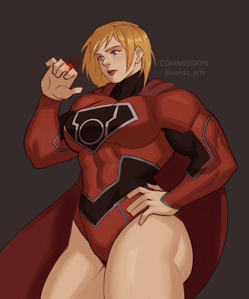 valda_arts's tweet photo. Red Daughter of Krypton https://t.co/3rMtU9Gzba
