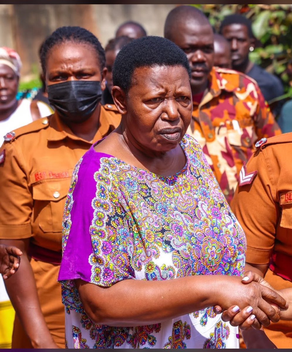 AAgather's tweet photo. There’s a mighty General in Uganda, a muchwezi who tells us how powerful he is but he has unleashed so much force and power on this elderly woman Miria Matembe. The army that was trained to defend Uganda against enemies went to raid hers and her even more elderly husband’s home and the homes of any friends suspected to be harboring her. The @JudiciaryUG will take her in circles and not release her until he okays that this elderly woman is not a threat to him. #FreeMiriaMatembe