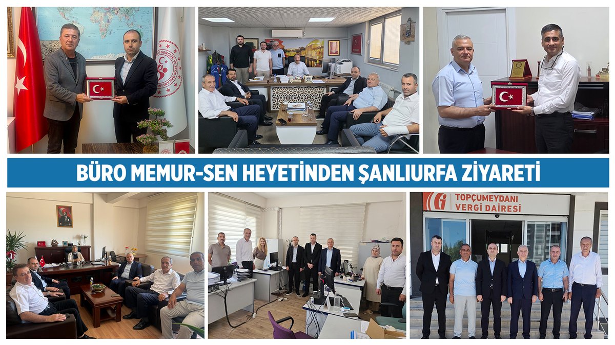 BuroMemurSen_'s tweet photo. BÜRO MEMUR-SEN HEYETİNDEN ŞANLIURFA ZİYARETİ

Büro Memur-Sen Genel Başkan Yardımcıları Ahmet Kızıl ve Mahmut Ergen, Şanlıurfa’da gerçekleştirdikleri yoğun kurumsal ziyaretler ve üye buluşmalarıyla sahanın nabzını tuttu.

Haberimiz için tıklayınız⤵️
🔗https://t.co/kjBkidjie5 https://t.co/UrBjUpF3n9