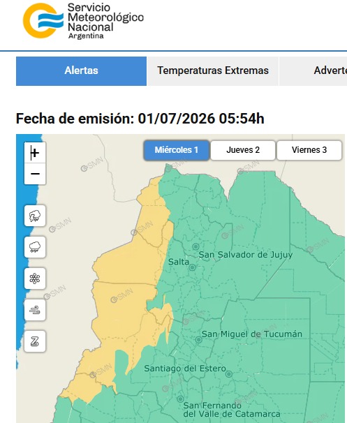 DefCivilSalta's tweet photo. Alerta amarilla por fuertes vientos en la cordillera y la Puna de Salta https://t.co/b7MBKvlDVh