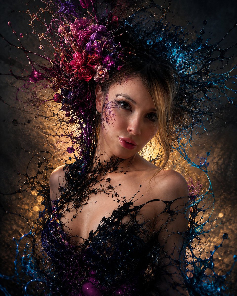 Surrealist Dark Fantasy Portrait
