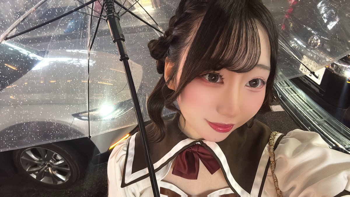 Shinkano__rin's tweet photo. 7月一発目ぇ〜☔️
今月もお願いします(ˆ. ̫ . ꜀ˆ)
 #新橋  #コンカフェ  #ニジカノ https://t.co/qjnQnjLTxU