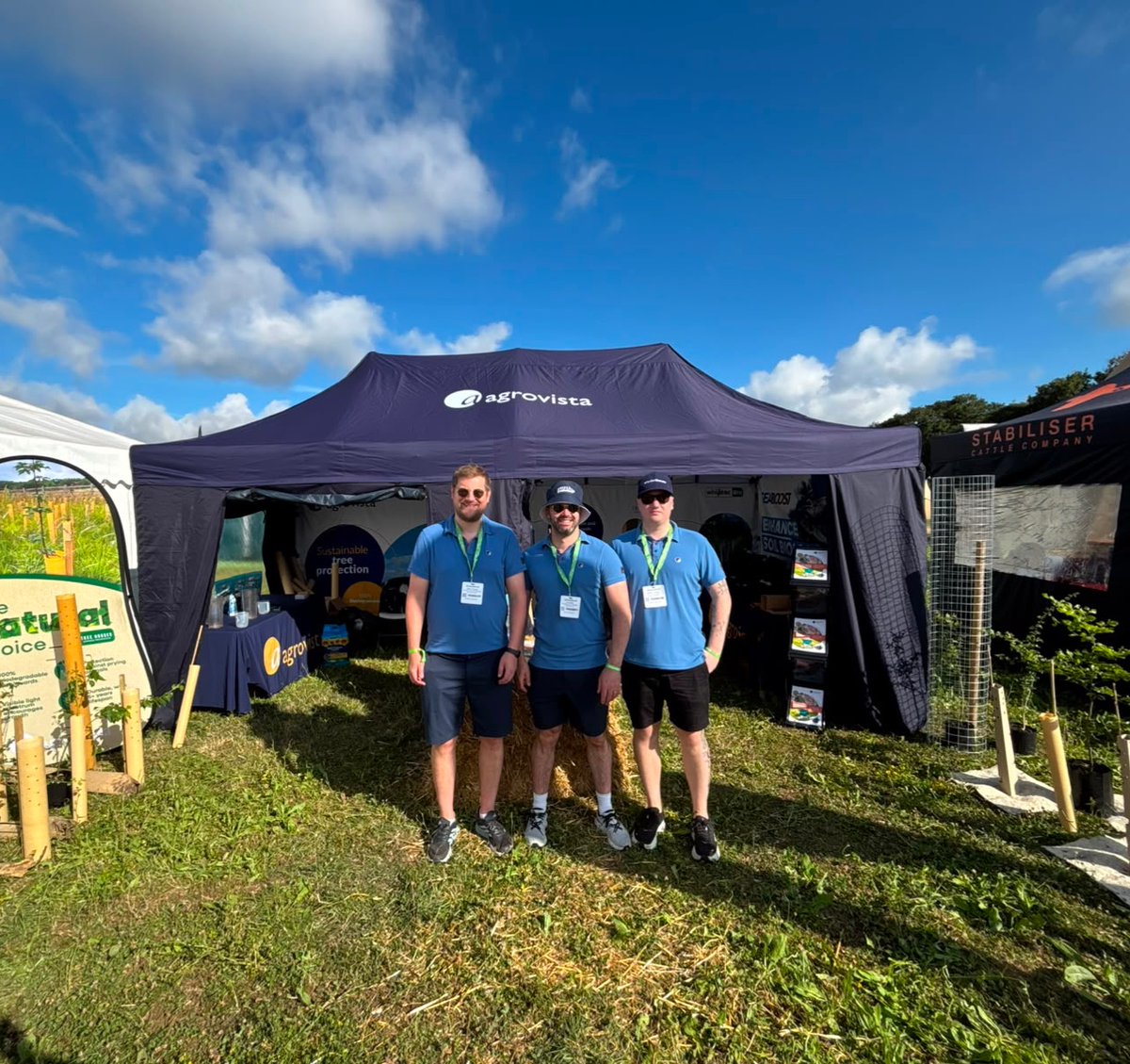 AgrovistaAMNTY's tweet photo. Day 1 at @Groundswellaguk Festival. 

Come see us on stand C24 to view our planting range and unique Tree Hugger biodegradable guards - The Natural Choice. https://t.co/h58jt3DJDG