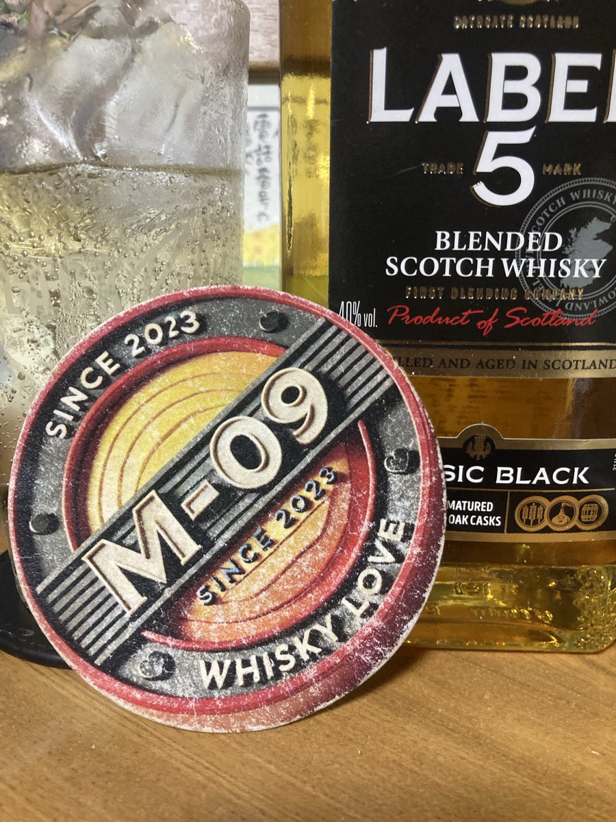 ウイスキーラバー とりあえずハイボールを🥃 #ウイスキー #スコッチ #LABEL5 #ハイボール