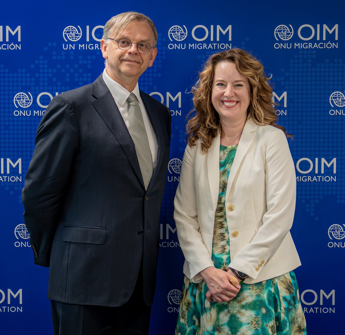 IOMchief's tweet photo. Partnerships drive real solutions.

Good discussions with Lithuania’s @rytispaulauska to strengthen practical cooperation—supporting integration, addressing labor needs, and advancing well‑managed migration systems grounded in dignity. https://t.co/dlw1epGOAJ