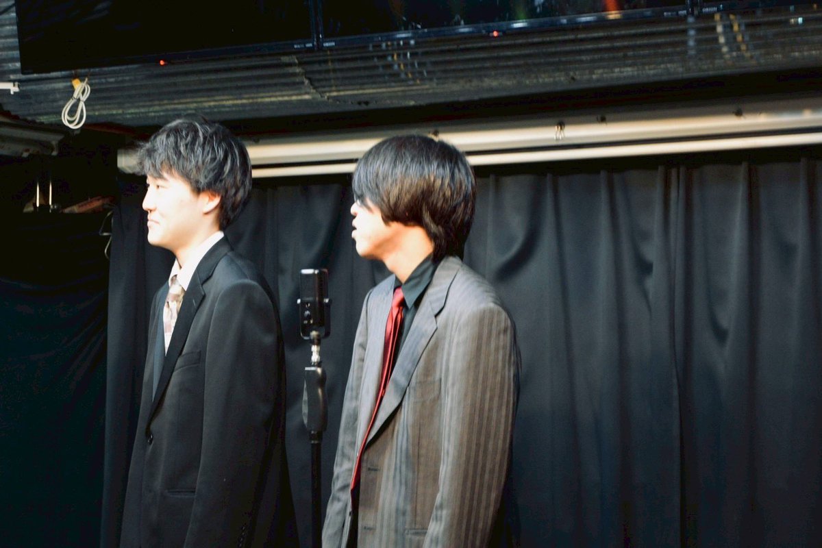 fuse_douki's tweet photo. 【演者紹介　2部】 

①ヤヨイ
②一橋大学お笑いサークルIOK
③小島、ゼニガメ https://t.co/UxJfoEIq7E