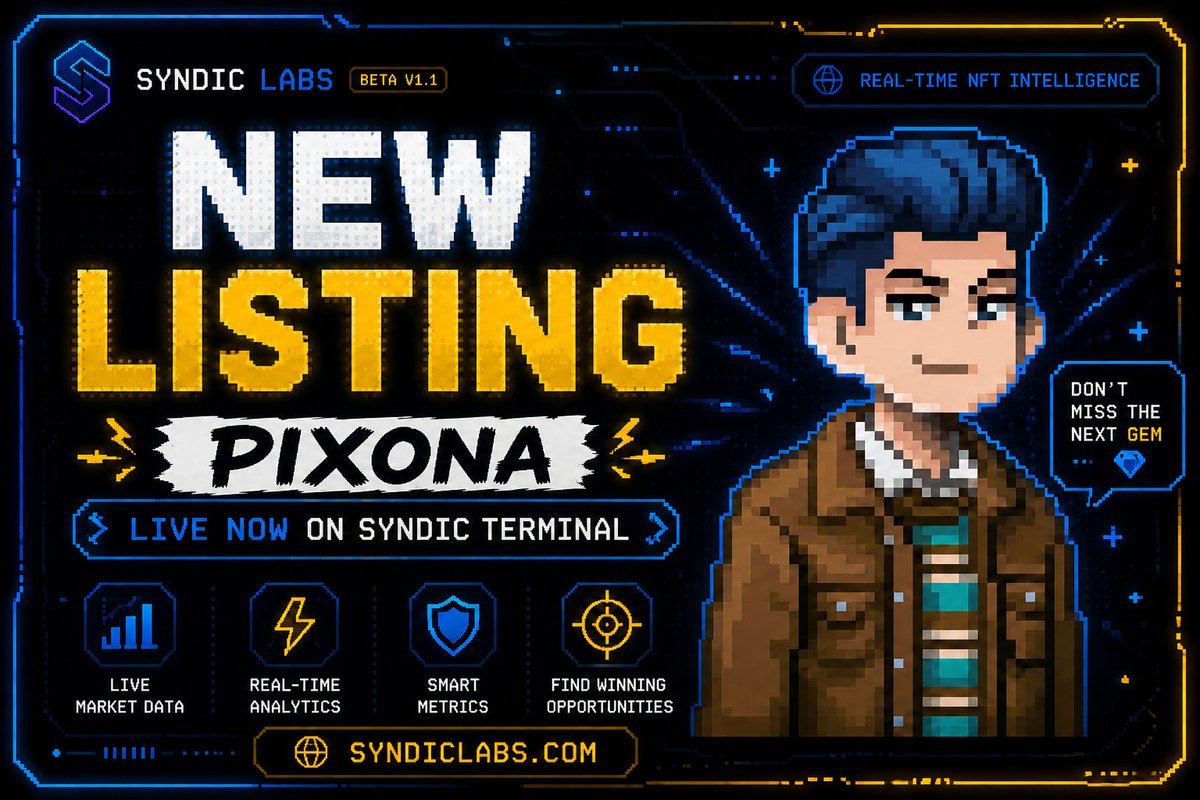 SyndicLabsNFTs's tweet photo. We just added @PixonaOrg to our collection list in BETA.

Only a few collections are FREE during the BETA phase.

We’ll be adding more soon

View More: https://t.co/X178NM2a5i

Discord: https://t.co/EngDQ0w58k

Calendar Mint cooming soon..