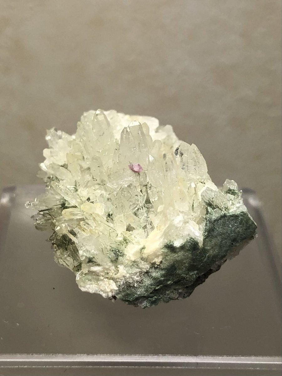 Garnet_crystal1's tweet photo. 刈谷石フリマ持ち込み標本その3。
セリウムフローレンス石。
ピンク色の結晶が水晶に付いています。
流石に数が無くなってきました。
綺麗な結晶を探している方はお早めに。

#刈谷石フリマ
#国産鉱物 https://t.co/VrOGvqELMy