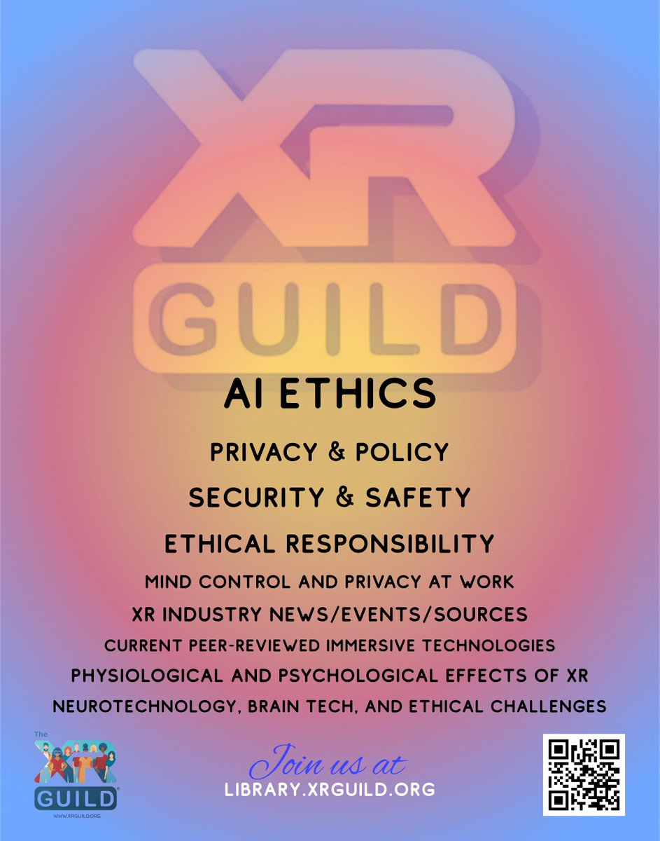 ARealityEvent's tweet photo. Designing for spatial computing? Accessing verified research just got easier.

Use the XR Guild Library database to look up safety frameworks, find evidence-based design guidance, or reference standard privacy documentation for your next project: https://t.co/CgFVIdzSnX

#XR https://t.co/gAgRBIECjF