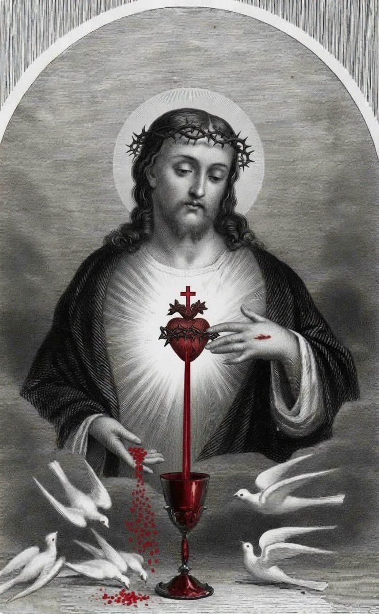 GrainneMcD92925's tweet photo. July is the month of the Most Precious Blood of Jesus 🕊️ https://t.co/u5DtStomON