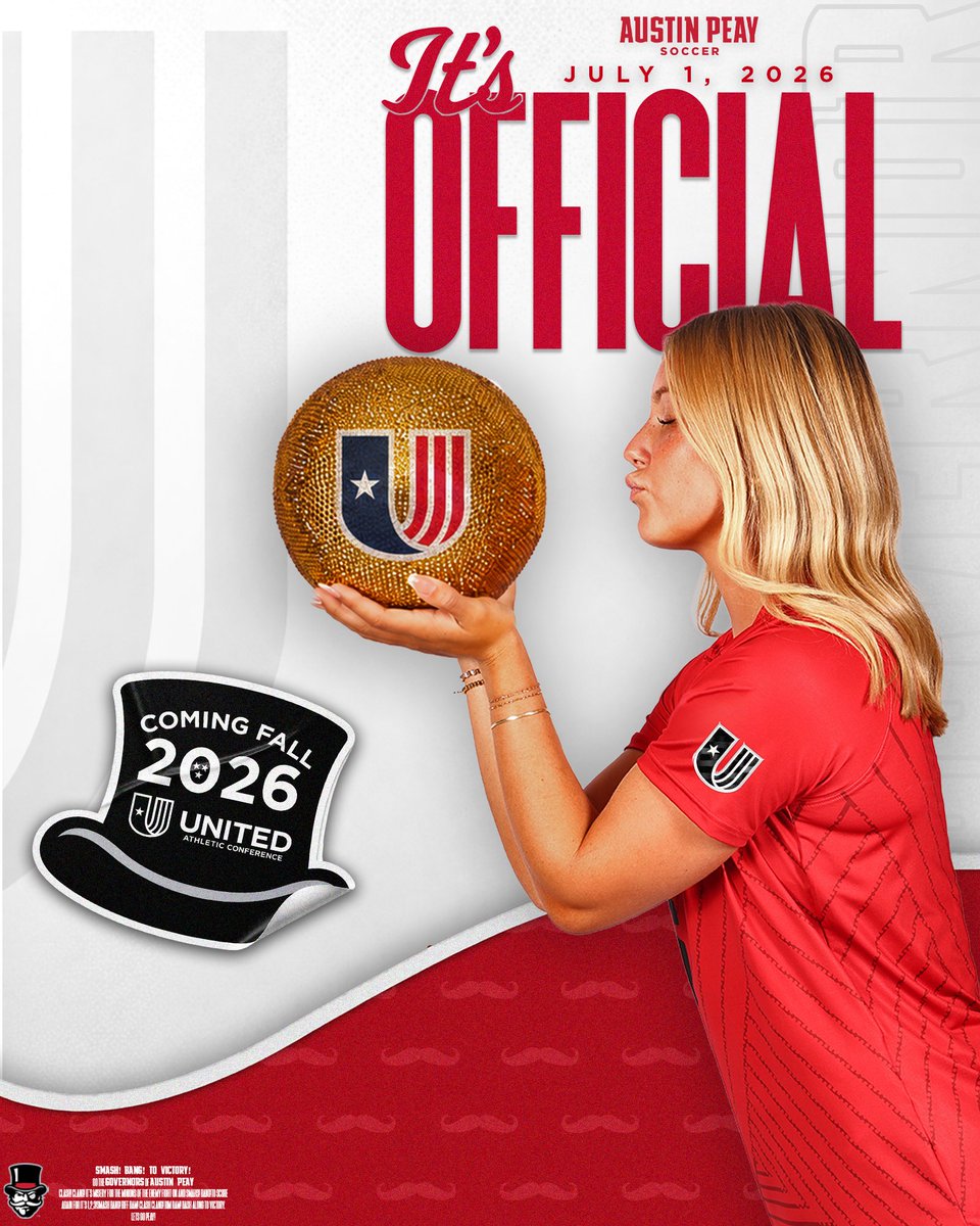 GovsWSOC's tweet photo. Ready to #ForgeAhead 🎩⚽️

#LetsGoPeay | @UAConference https://t.co/7QTmc9KNma