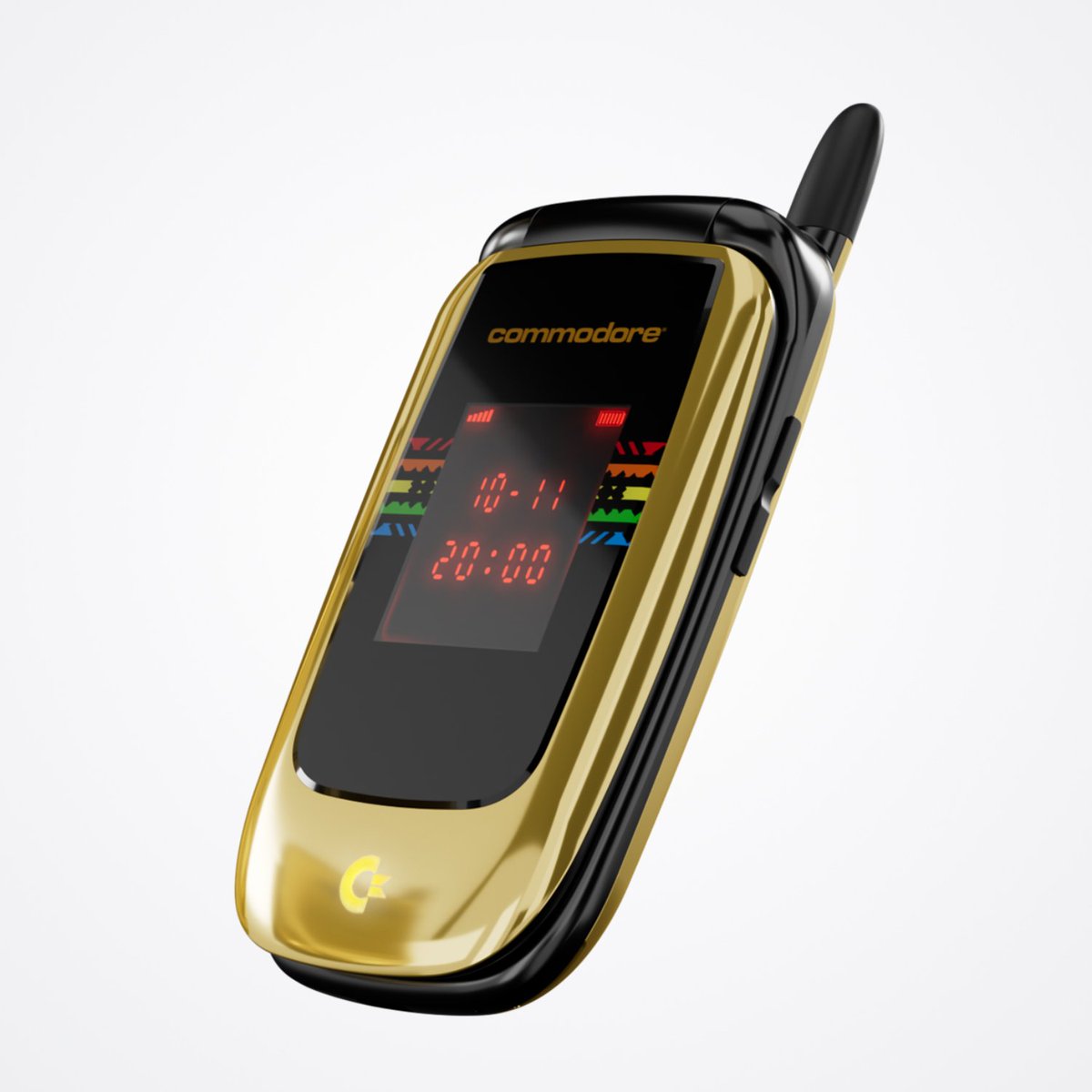 stufflistings's tweet photo. This is pure nostalgia. 

A flip phone in 2026 with no social media, a removable battery, SD card slot, a T9 keypad, privacy switch, and an external display. 

Starts at $399.

The Commodore Callback 8020... https://t.co/FxEJjcYpXg