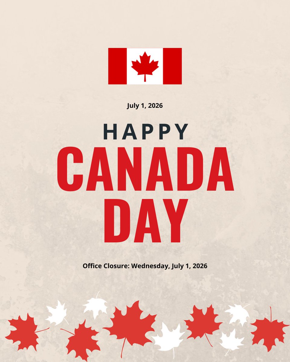 GatewayConnects's tweet photo. Happy Canada Day 🍁

Please note that Immigrant Services Calgary offices will be closed on Wednesday, July 1, 2026 https://t.co/yr3pzzVTTv