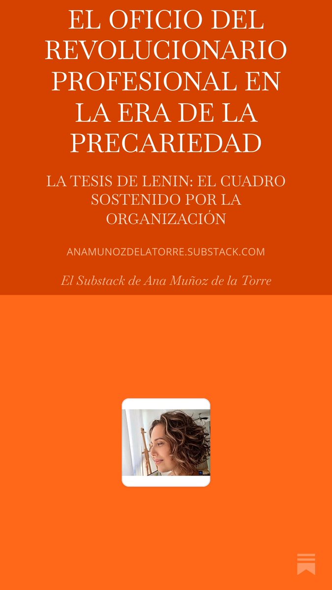ana_m_delatorre's tweet photo. Aquí os dejo un nuevo ensayo para la sección de mi Subst@ck "VIGENCIA DE LENIN: RELEYENDO "QUÉ HACER".

🔴 Recuerda que colaborando con una suscripción de pago (3€/mes) ayudas a que mi trabajo pueda seguir siendo independiente y mantenerse en el tiempo. Muchísimas gracias.

EL OFICIO DEL REVOLUCIONARIO PROFESIONAL EN LA ERA DE LA PRECARIEDAD

LA TESIS DE LENIN: EL CUADRO SOSTENIDO POR LA ORGANIZACIÓN

En ¿Qué hacer?, Lenin plantea la cuestión del revolucionario profesional como un problema organizativo concreto. La lucha contra el zarismo exigía una división del trabajo en la que determinados militantes se dedicaran por entero a tareas especializadas: redacción, imprenta clandestina, correo, coordinación entre comités. Un obrero que trabajaba doce horas en la fábrica no podía asumir esas funciones.

Pero Lenin no separaba la cuestión organizativa de la cuestión material. El revolucionario profesional necesitaba sostenerse. ¿De dónde salían esos recursos? De la propia organización. Las cuotas de la militancia, las donaciones de simpatizantes y, en ciertos momentos, las expropiaciones mantenían a los cuadros. El revolucionario profesional no era un trabajador autónomo que ofrecía sus servicios en el mercado. Formaba parte de un colectivo de iguales que decidía y ejecutaba. La organización lo sostenía a él; él sostenía a la organización.

La independencia respecto al Estado y al mercado se sostenía con responsabilidad compartida. El cuadro no dependía de un jefe ni de un mecenas. Respondía ante un colectivo del que formaba parte y en cuyas decisiones había participado. Esa era, y sigue siendo, la única independencia posible bajo cualquier Estado de clases. Ayer en la Rusia zarista, hoy en el capitalismo desarrollado. La independencia respecto al Estado y al mercado se sostiene con responsabilidad compartida, o no se sostiene.

LA DEGENERACIÓN HISTÓRICA: DEL CUADRO AL FUNCIONARIO

El siglo XX desmanteló esa figura. Allí donde los partidos comunistas alcanzaron el poder, el cuadro se transformó en funcionario estatal. Allí donde permanecieron en la oposición, se convirtió en cargo remunerado del aparato, sostenido por subvenciones electorales, cuotas sindicales administradas burocráticamente o, en los casos más degradados, por los presupuestos del Estado burgués.

La consecuencia fue inevitable. Un cuadro que cobra del Estado no combate al Estado. La moderación política no fue una elección ideológica; fue una necesidad material. El partido dejó de ser una organización revolucionaria para convertirse en una estructura de empleo. Los cuadros dejaron de ser organizadores para transformarse en gestores de su propio salario.

En España, este proceso tuvo un nombre propio: Izquierda Unida. Izquierda Unida no fue un instrumento electoral al servicio del PCE. Fue su tumba. La prioridad otorgada a la coalición electoral desplazó progresivamente la formación de cuadros, el debate interno y la construcción organizativa. Las sedes del partido se vaciaron de actividad propia para convertirse en oficinas de campaña. Todo el tiempo, toda la energía, todos los recursos se orientaron hacia la competición dentro del mercado político burgués. El partido, subordinado a la dinámica electoral de Izquierda Unida, se fue apagando.

Y quien consolidó ese giro fue Julio Anguita. Representó la honestidad personal en un paisaje de corruptos. Representó la dignidad discursiva en un mundo de ocurrencias. Pero no era marxista-leninista. Fue un revisionista coherente que introdujo y normalizó el eurocomunismo en el PCE, desdibujando su línea ideológica y consolidando la subordinación del partido a la coalición electoral. Su figura, elevada a mito por una izquierda huérfana de referentes, oculta una verdad incómoda: bajo su liderazgo, el PCE renunció definitivamente a ser una herramienta de la clase trabajadora para convertirse en el soporte logístico de Izquierda Unida. Lo que vino después (...)

Lee el ensayo completo aquí ⬇️⬇️

https://t.co/TCFYU7izYx