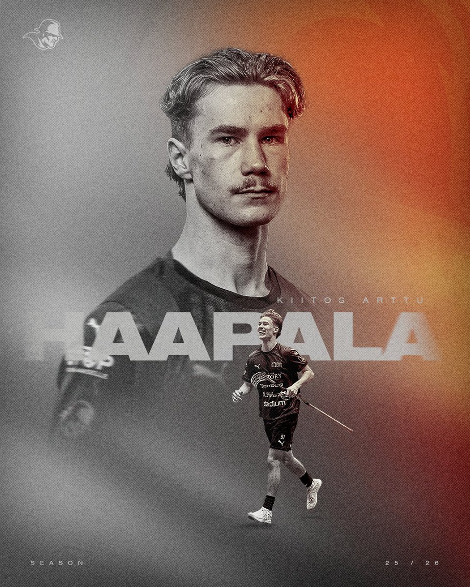 EsportOilers's tweet photo. 𝐊𝐢𝐢𝐭𝐨𝐬 𝐀𝐫𝐚!
Arttu Haapalan ura jatkuu ensi kaudella muualla. Haapala on pelannut Öljymiehissä liigatasolla yhteensä 61 runkosarjaottelua tehoin 12+9=21 ja 29 pudotuspeliottelua tehoin 2+2=4.
#EsportOilers #Fliiga #Salibandy #Oxdog #EspooLiikkuu https://t.co/5RtzAAWMRP
