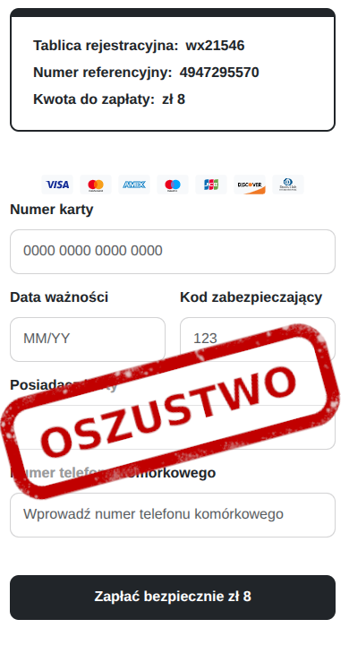 CERT_Polska's tweet photo. 🚗 Nieopłacony parking? Uważaj na oszustów!

💰 Przestępcy podszywają się pod operatorów stref płatnego parkowania i wysyłają wiadomości tekstowe z informacją o nieuregulowanej należności. Link zawarty w treści kieruje do strony internetowej przypominającej oficjalny serwis płatności. 

🚨 Podanie tam danych rejestracyjnych pojazdu może prowadzić do ich wykorzystania w dalszych próbach wyłudzeń, a wpisanie danych karty płatniczej skutkuje utratą pieniędzy. 

⚠️ Oszuści próbują także obchodzić zabezpieczenia telefonów przed linkami z nieznanych źródeł - w tym celu proszą o odpowiedź w konwersacji lub manualne skopiowanie adresu fałszywej strony. 

🚩 Pamiętaj, zanim podasz swoje dane, zweryfikuj adres strony internetowej. Jeśli masz wątpliwości, skontaktuj się z firmą, która rzekomo wysłała wiadomość i zgłoś swoje podejrzenia do CERT Polska. 

Formularz na stronie https://t.co/NNUSNq61UT lub w aplikacji mObywatel (usługa "Bezpiecznie w sieci") pozwala nam ochronić ciebie i innych! ✅ Wiadomości SMS przekaż na darmowy numer 8080.
