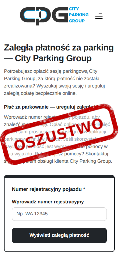 CERT_Polska's tweet photo. 🚗 Nieopłacony parking? Uważaj na oszustów!

💰 Przestępcy podszywają się pod operatorów stref płatnego parkowania i wysyłają wiadomości tekstowe z informacją o nieuregulowanej należności. Link zawarty w treści kieruje do strony internetowej przypominającej oficjalny serwis płatności. 

🚨 Podanie tam danych rejestracyjnych pojazdu może prowadzić do ich wykorzystania w dalszych próbach wyłudzeń, a wpisanie danych karty płatniczej skutkuje utratą pieniędzy. 

⚠️ Oszuści próbują także obchodzić zabezpieczenia telefonów przed linkami z nieznanych źródeł - w tym celu proszą o odpowiedź w konwersacji lub manualne skopiowanie adresu fałszywej strony. 

🚩 Pamiętaj, zanim podasz swoje dane, zweryfikuj adres strony internetowej. Jeśli masz wątpliwości, skontaktuj się z firmą, która rzekomo wysłała wiadomość i zgłoś swoje podejrzenia do CERT Polska. 

Formularz na stronie https://t.co/NNUSNq61UT lub w aplikacji mObywatel (usługa "Bezpiecznie w sieci") pozwala nam ochronić ciebie i innych! ✅ Wiadomości SMS przekaż na darmowy numer 8080.