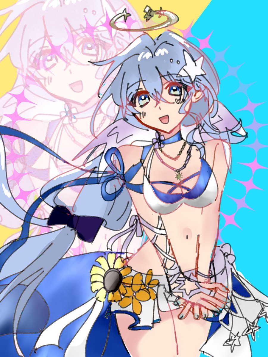 _qwllx's tweet photo. 夏だね!水着ロビン
#RobinSummeretto
#HonkaiStarRail https://t.co/tHbYRy3S1j