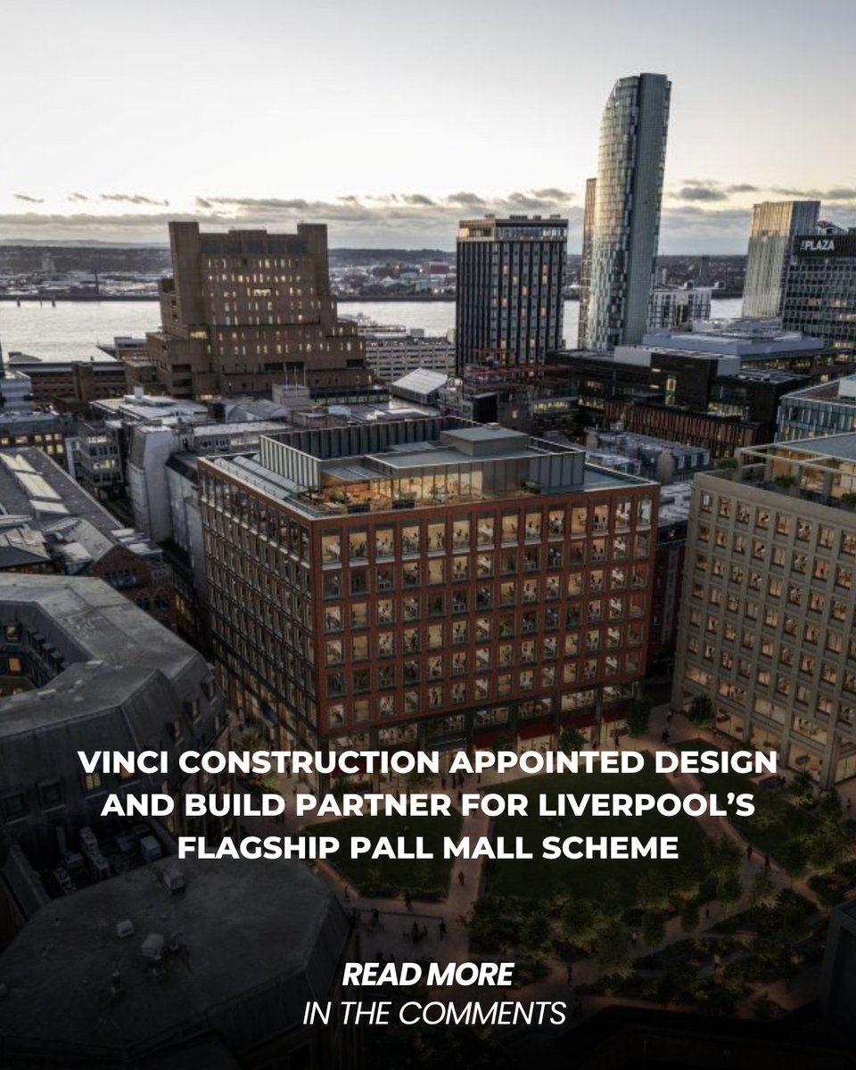 ExploreLpool's tweet photo. 🏙️ | Liverpool’s flagship Pall Mall development has taken a major step forward, with Liverpool City Council and Kier Property selecting VINCI Construction as the design and build partner, following a two-stage tender process. https://t.co/pYjkZHe3LG