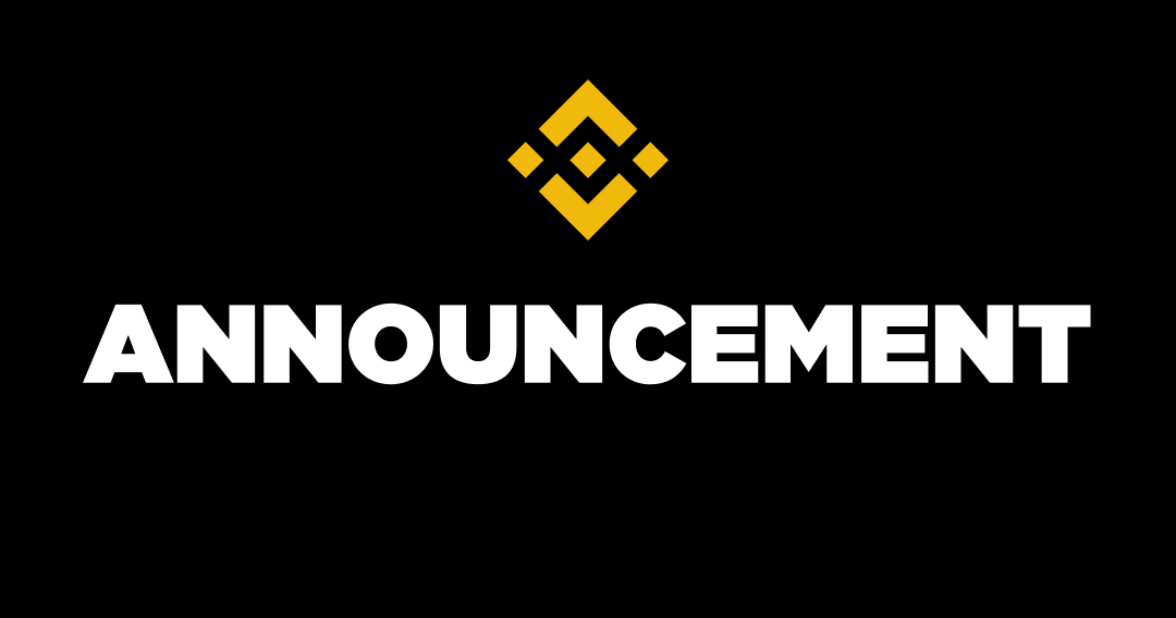 Binance tweet media