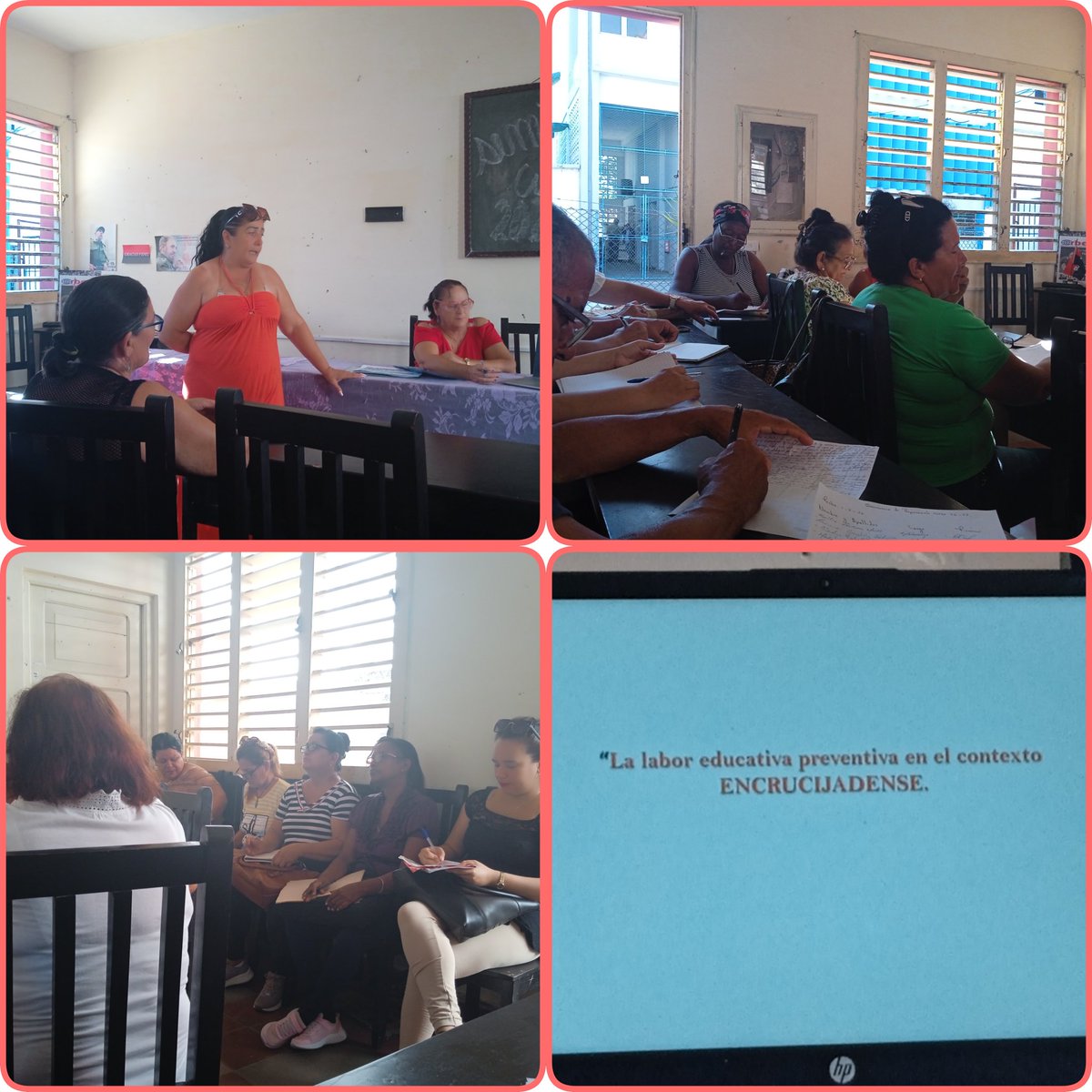 DailyPrezR1965's tweet photo. Continúa el Seminario de Preparación para el curso Escolar 3026-2027, con el tema : El trabajo preventivo en el contexto actual en #EducaciónEncrucijada.
#CubaEduca
#CubaMined https://t.co/l8R8AJhMsw