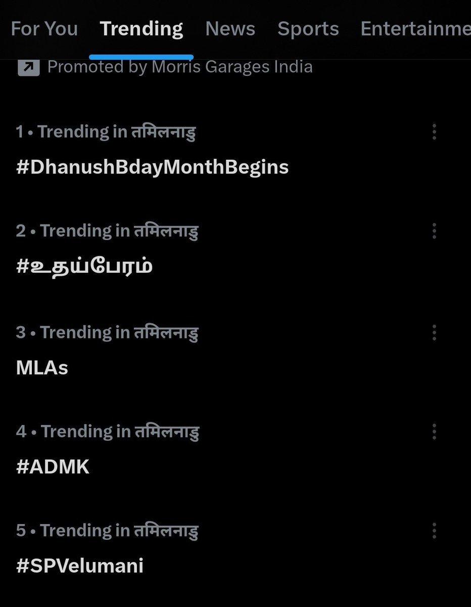 DhanushWarriors's tweet photo. Within Few Minutes tag started trending No.1 in India Trends💥💥

#DhanushBdayMonthBegins #OM @dhanushkraja https://t.co/jnTyCbrz6v