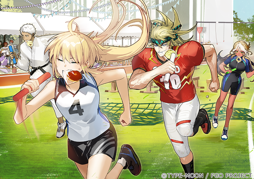 2tkinfo's tweet photo. 「Fate/Grand Order Fes. 2026 カルデア学園祭 ～11th Anniversary～」運動部エリアのイメージアートを担当させていただきました！どうぞよろしくお願いいたします！#FGO https://t.co/5XyADcVosn