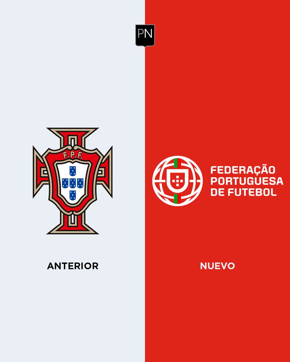 PaladarNegroWeb's tweet photo. 🇵🇹🆕 La Federación Portuguesa de Fútbol develó su nueva identidad, con renovado escudo.

¿Qué te parece? https://t.co/mhD0S0HDKo
