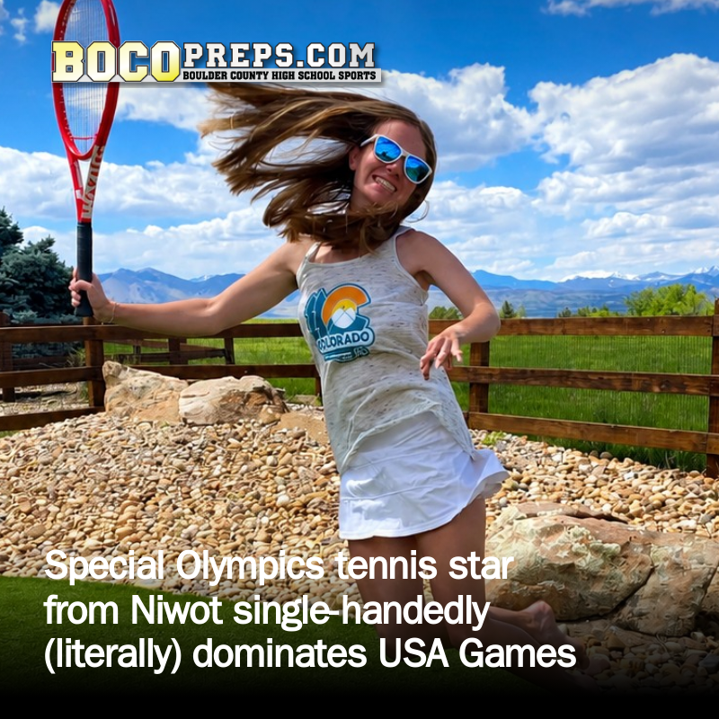 BoCoPreps's tweet photo. Special Olympics tennis star from Niwot single-handedly (literally) dominates USA Games https://t.co/c4utqjVZt3 https://t.co/3QHV3vRiP4