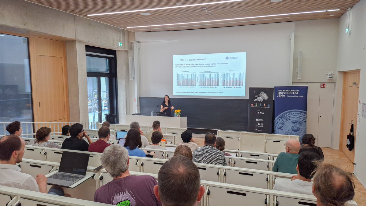 Ellis_Unit_Jena's tweet photo. 🚀Last week, we had a great pleasure to host Prof. Dr.
@margret_keuper
at the ELLIS Summer Lecture Series!✨ "Reliability in Computer Vision – Trade-offs between Robustness, Fairness and Transparency", explored how to build AI models that are robust, fair and trustworthy.🚀🤖 https://t.co/FI8pFHsZHt