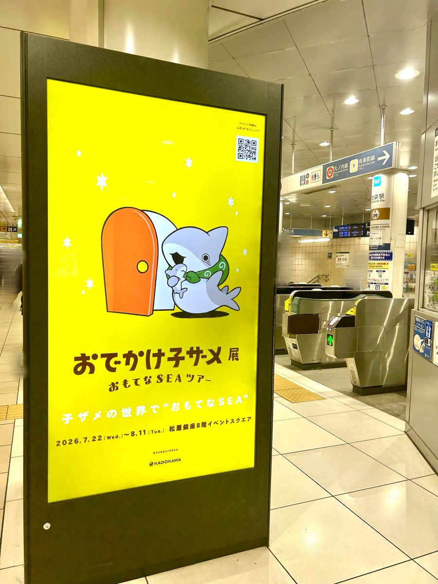 いよいよ今月子ザメ展‥！ 人の少なそうな時間に再度行ってきました
