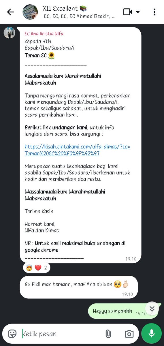 himmatunaa_'s tweet photo. Dipamitin temen nikah udah biasa, ini dipamitin anak nikah. So fun kah begitu? 😭🤣 https://t.co/aELdBWXYj4