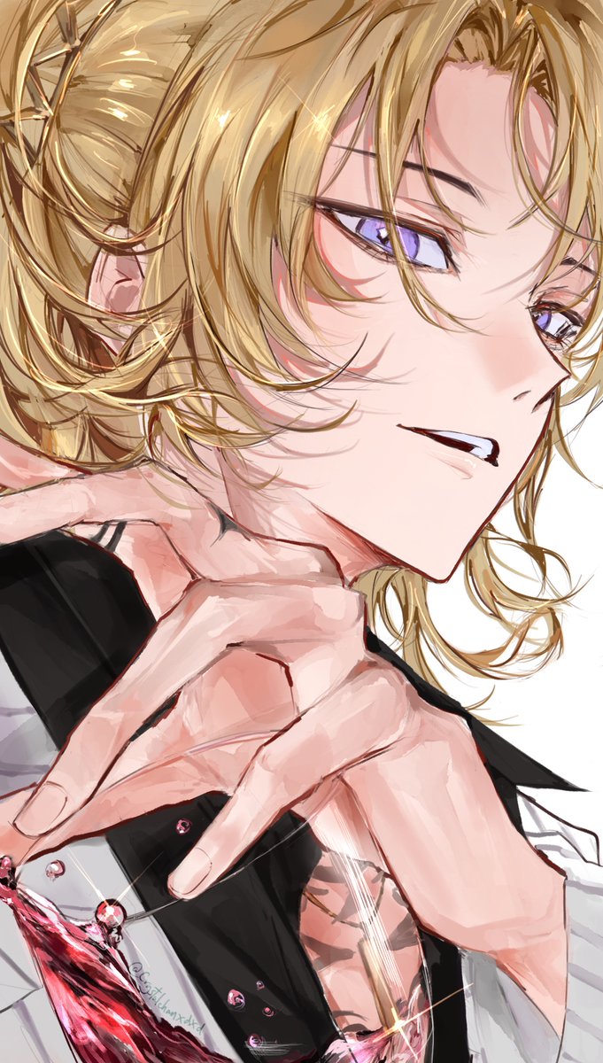 CrystalChanXDXD's tweet photo. カコイイ Mafia Boss  ✨
#drawluca https://t.co/t2BGVkdVPE