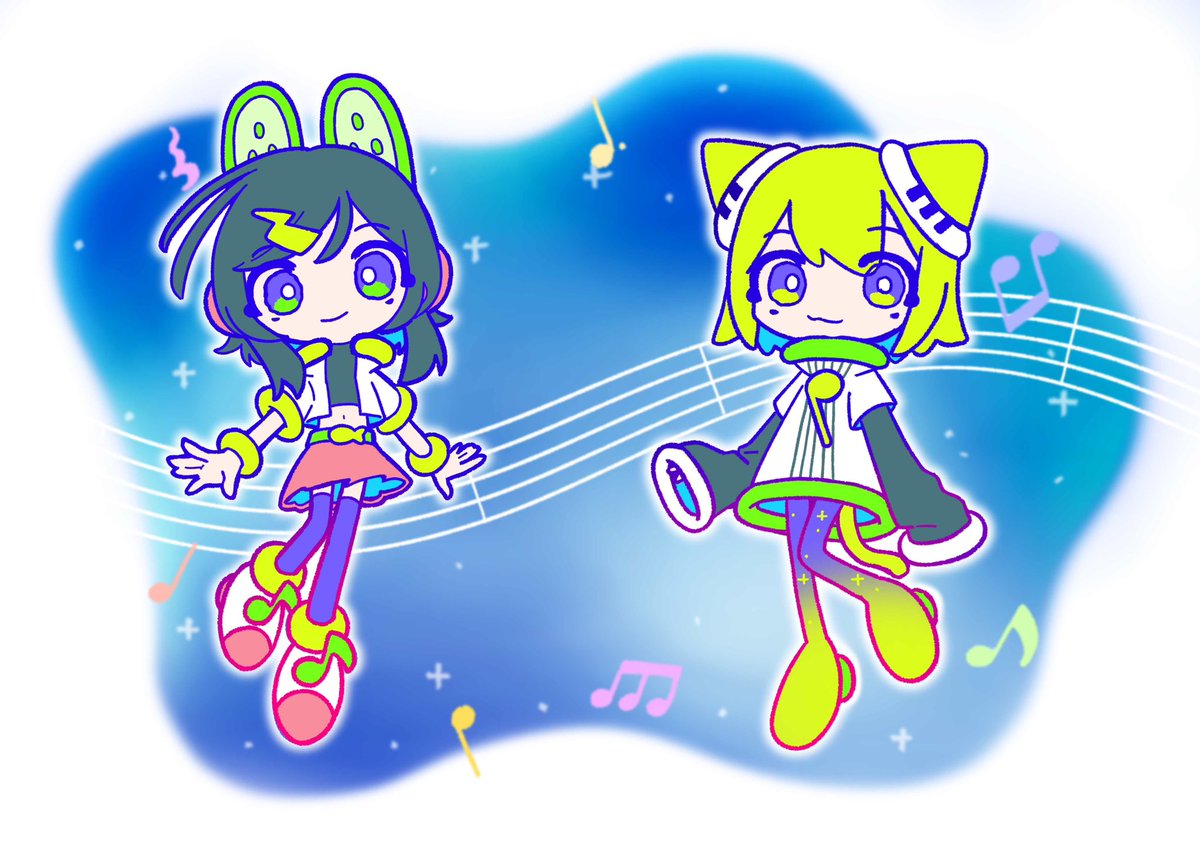 Mashiro826826's tweet photo. #VocaDuo2026
ボカデュオでイラスト担当しました！
宇宙×音楽モチーフのかわいい衣装に仕上げました⚡️🎵

POP-OVERさんのキラキラで最高な音楽と映像、みこのおすしさんの素敵な歌声を是非是非お聞きください！✨

https://t.co/lHjkZjUEht https://t.co/UY9LY5H3NX