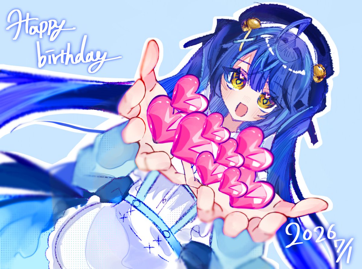 onn2qOYWET4769's tweet photo. *.𝜗𝜚.Happy Birthday.ꪆৎ.*

#絵こころ 
#あまみゃHBD2026 https://t.co/wl1zVDVQmI