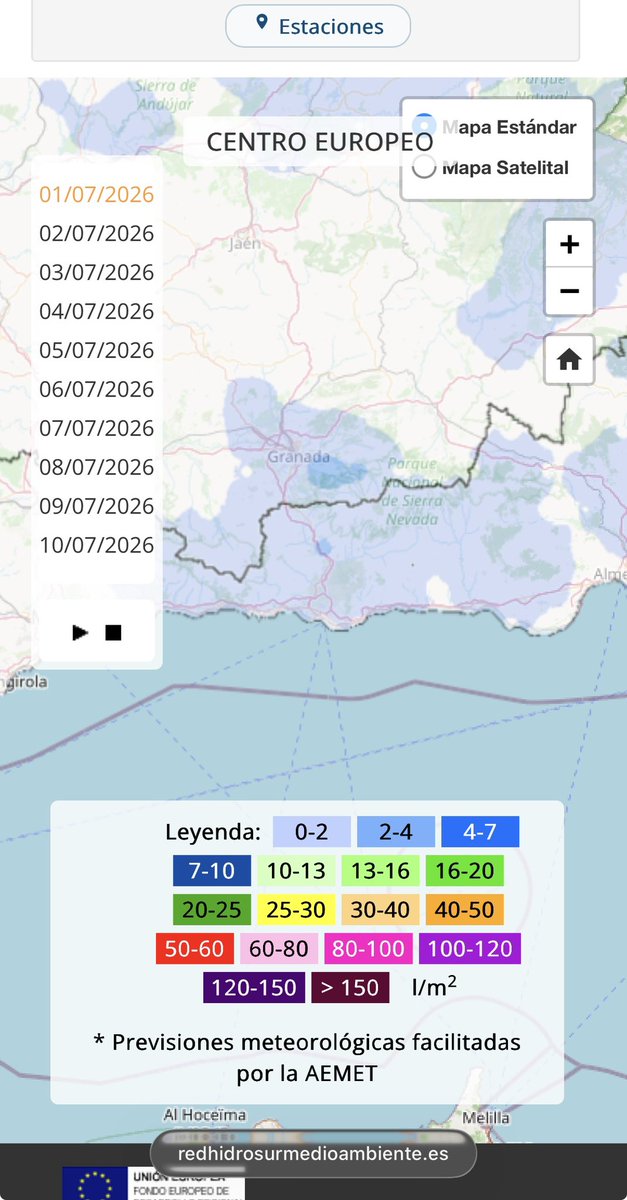 Granada_Meteo's tweet photo. Estrenamos Julio con 38° provisionales y algunos desarrollos en zonas de sierra donde no se descarta alguna tormenta aunque débil, pero es que el calor al menos nos acompañará durante una semana en ma que podemos alcanzar los 40° aunque lo peor no es eso si no largos periodos con temperaturas por encima de 36° lo con que conlleva para el día a día #Granada @TG7tv