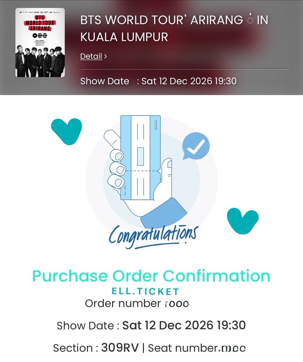 yoonglossm's tweet photo. ୨ৎ BTS Concert Ticket Giveaway ୨ৎ

As a small thank you for all the support, I’m giving away 1 BTS concert ticket! ✨

How to join:

✦ Follow @yoonglossm &amp; @Annxsameerx
✦ Like &amp; repost this post
✦ tag 1 your friend 

📅 Winner will be announced in OCTOBER

Goodluck 💜 https://t.co/JFVTBtFNxz