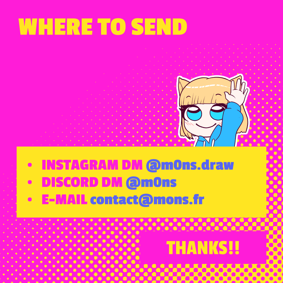 M0NS16's tweet photo. 🎂 10K Instagram followers special event

I just reached the holy 10k milestone on Instagram, crazy!!
To celebrate, I'm hosting a special event!

I'll be drawing a "Follower Wallpaper".
Any of my followers can send me their character to be added to the artwork!

More info below! 👇