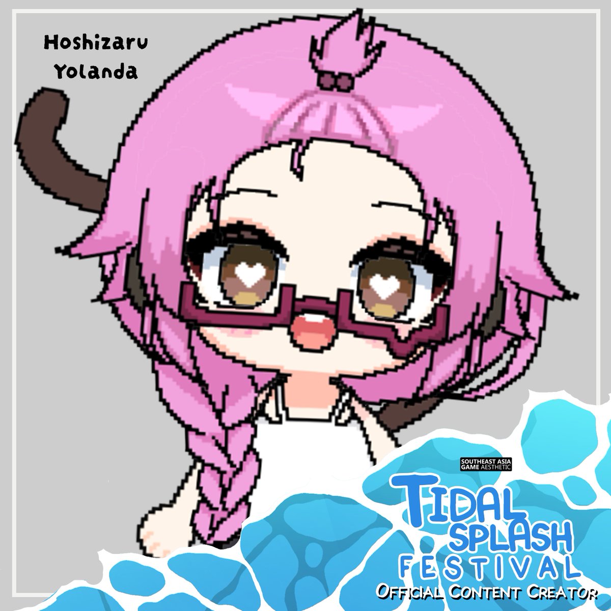 HoshizaruYoo's tweet photo. Hewwoo everyoneee! I'd like to announce that I'm part of Tidal Splash Festival 2026 as Official Content Creator!!!!!!! 💦🌊

Thank you @SEAGamethetic for the opportunity❣️Please look forward to 6-12 July 2026! We gonna stream many games!!!!!!!! #TidalSplashFestival2026 https://t.co/08iijJgrt2