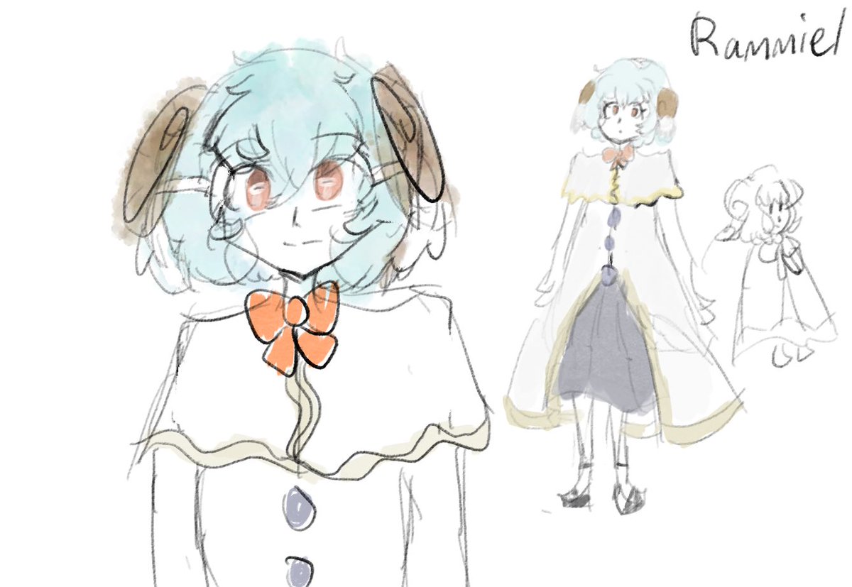 EnairAFinch's tweet photo. new original character - rammiel https://t.co/G6OehTDxKu