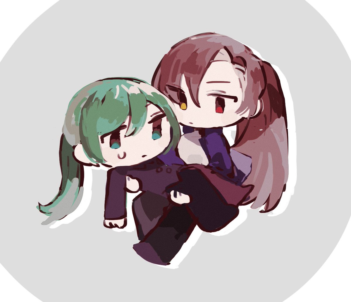 trpg_rai's tweet photo. これはこんな感じかな～って描いてたやつ。認識よりイヴの”覚悟”がキマっててよかった！！！！ https://t.co/Akqyj5MzaI