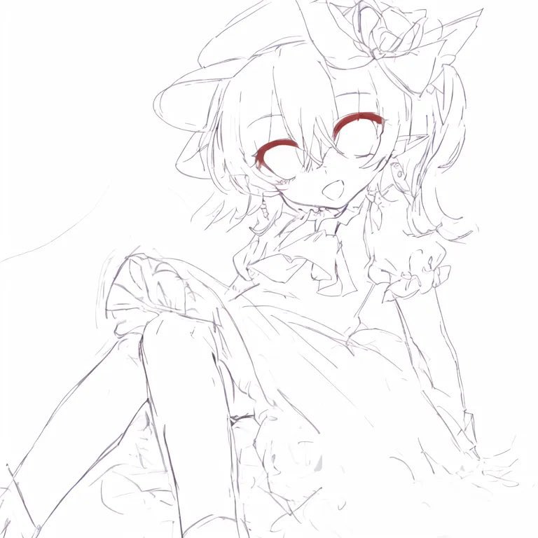 midoriba_kaiser's tweet photo. フランちゃん描いてみた！＋制作過程

#フランドール・スカーレット 
#東方Project #イラスト https://t.co/FhyKYgFsba