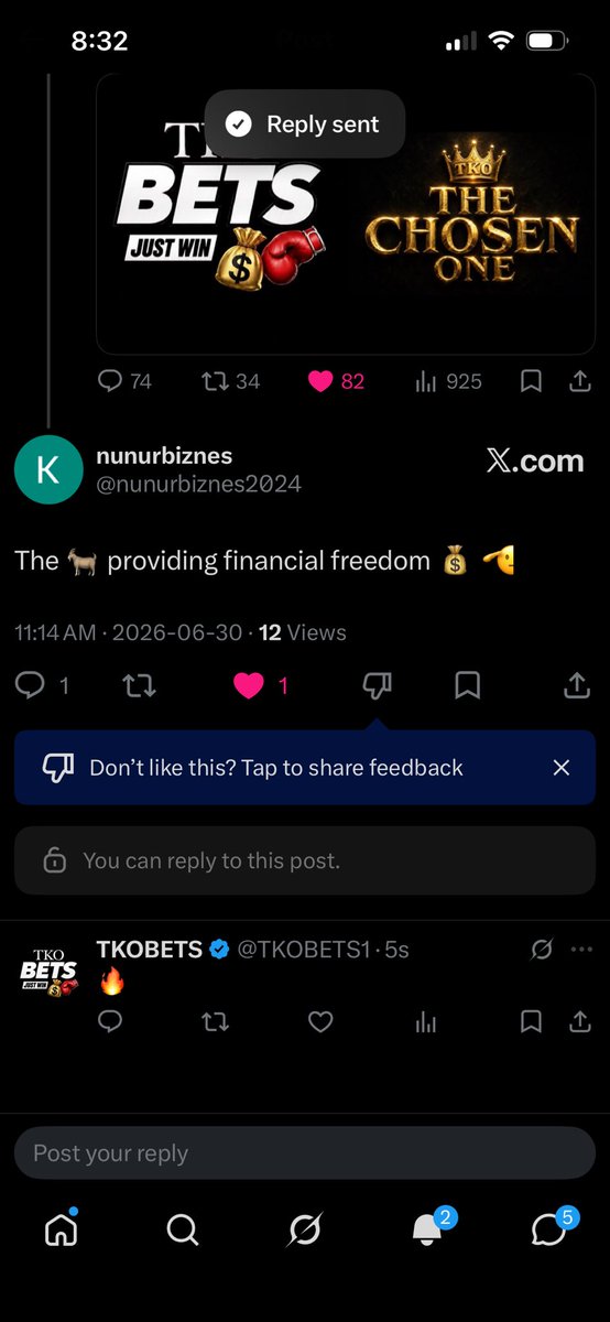 TKOBETS1's tweet photo. ANNIHILATION 
T K O B E T S 🥊 GREATEST ALIVE 
IMAGINE PAYING ME FOR THIS 

2026 UNDEFEATED💲JAN 1 - JUN 30

TUESDAY SWEEP 🧹WC(5W-0) 
🧹 🧹 🧹 🧹 🧹
⭐️VIP YESTERDAY 
✅France⭐️BIG BOY(6.5%)
✅Mexico
✅PHI 
✅Mbappe 
✅Norway 
✅Haaland 
❌Cerundolo 

27 Days 
This run has been nothing short of historic. A level of consistency and performance that comes around once in a lifetime. Every result has been earned through discipline, preparation, relentless execution and gut instincts that simply can’t be taught—I was born with it. Records are made to be broken but stretches like this haven’t been done. Period. The journey continues and the standard remains the same: excellence, consistency and the relentless pursuit of pure greatness.
📈📈📈📈📈📈📈📈📈📈📈📈
Bankrolls🔝20X   30X   40X   50X 

⭐️VIP WEBSITE(May/Jun 27 Cards 🥊)
✅6W-1  Money 
✅6W-1  Money 
✅5W-1  Money 
✅8W-1  Money 
✅9W-1  Annihilation 
✅8W-0 Perfect 🧹 Annihilation
✅3W-0 Perfect 🧹
✅8W-1  Money 
✅4W-0 Perfect🧹
✅5W-1  Money 
✅7W-0  Perfect 🧹
✅3W-0  Perfect 🧹
✅9W-1   Annihilation 
✅8W-2  Money 
✅7W-1   Money 
✅7W-0  Perfect🧹Annihilation 
✅6W-2   Money 
✅6W-2   Money 
✅6W-2   Money
✅10W-2 Annihilation 
✅12W-2  Annihilation 
✅7W-1    Money 
✅7W-0   Perfect 🧹Annihilation
✅5W-3    Money 
✅10W-0 Perfect 🧹Annihilation 
✅5W-1     Money 
✅5W-1     Money 
✅17W-3  Annihilation 
$50🇨🇦 BEST INVESTMENT IN LIFE

BEST IN THE 🌎
T K O B E T S 🥊